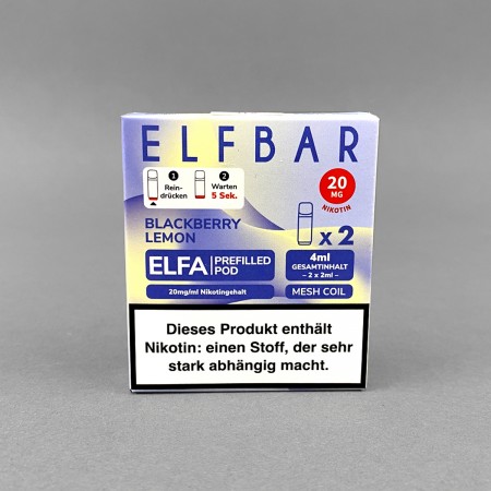 Elfbar ELFA Pods - Blackberry Lemon
