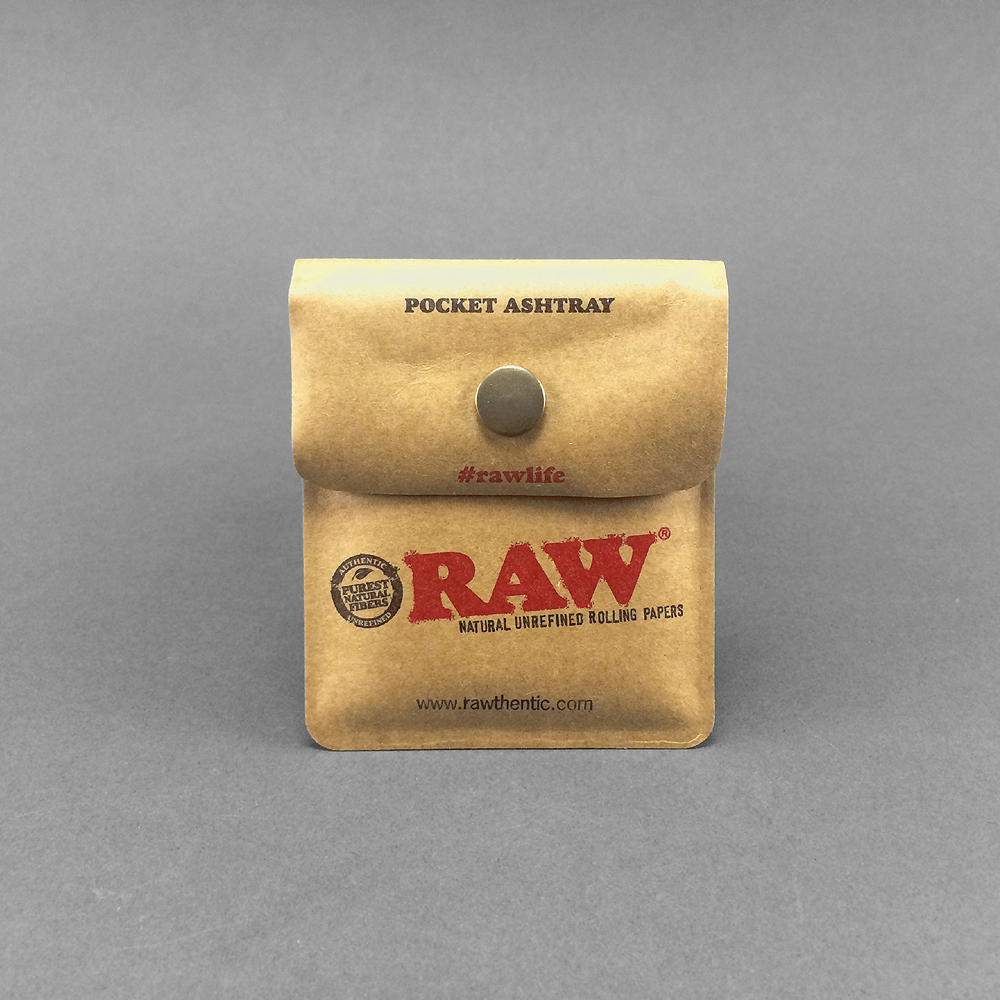 RAW Pocket Ashtray Taschenaschenbecher für Unterwegs - Paperguru