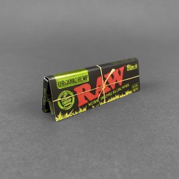Papers RAW Black Organic 1 1/4 Size