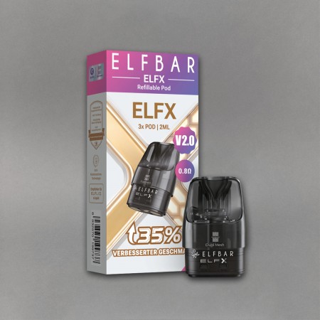 Elfbar ELFX Pods V2.0 - 0,8 Ohm