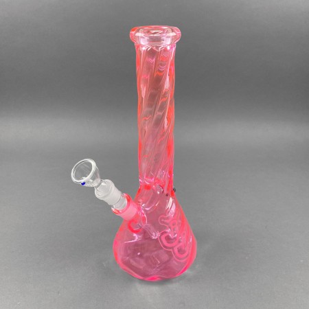 Jelly Joker Bong 'Twisted' Pink