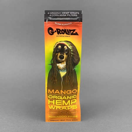 G-Rollz Organic Hemp Wraps Mango Kush Blunts