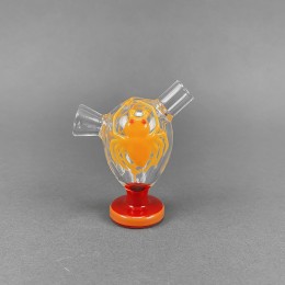 Joint Bubbler 'Orange Luminous Spider'