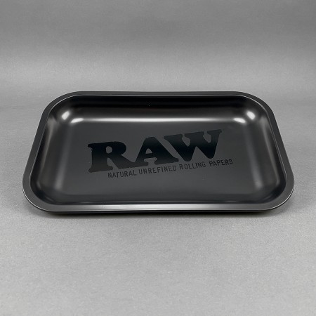 RAW All Black Rolling Tray