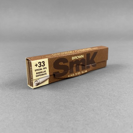 Smoking Brown King Size Slim + Tips 