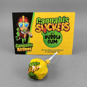 CannaPops - Cannabis Suckers Bubble Gum CannaPops - Cannabis Suckers Bubble Gum