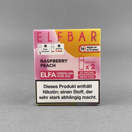 Elfbar ELFA Pods - Raspberry Peach