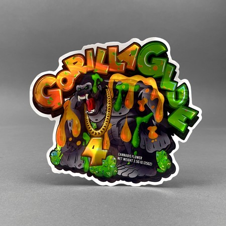 Mylar Zipper Bag - Gorilla Glue