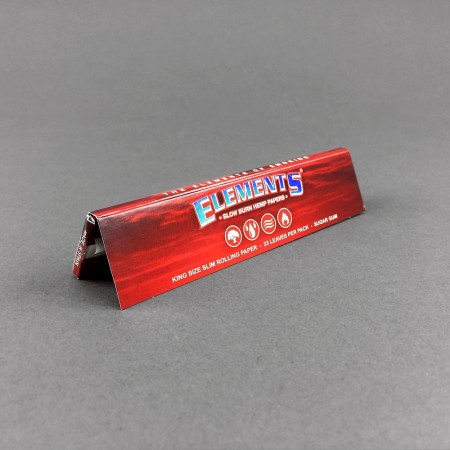 Papers Elements Red King Size Slim