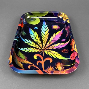 Rolling Tray 'Colourful Leaf'