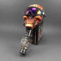 Gasmaskenbong 'Flame Skull'