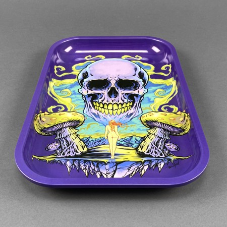 Rolling Tray 'Psychedelic Skull'