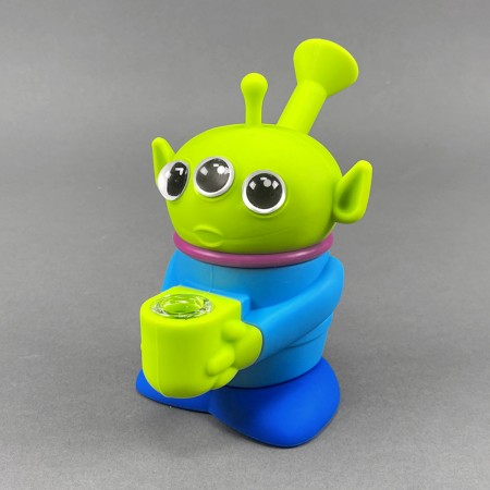 Silikonbong 'Three Eyed Alien'