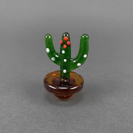 Carb Cap aus Glas Kaktus