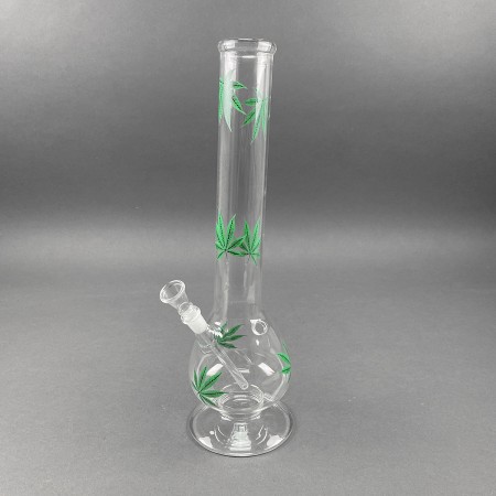 Multi Leaf Glass Bong 'Chubby Leaves'