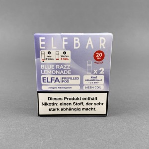 Elfbar ELFA Pods - Blue Razz Lemonade Elfbar ELFA Pods - Blue Razz Lemonade
