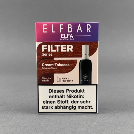 ELFA Filter Pods Cream Tobacco
