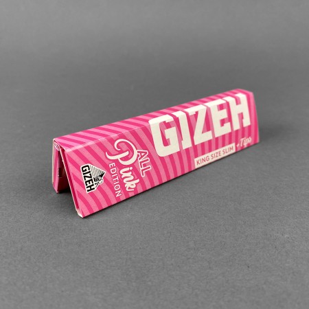 Gizeh PINK King Size Slim + Tips