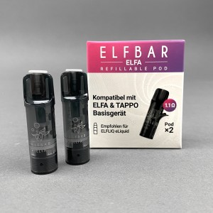 Elfbar ELFA Refillable Pods 1,1 Ohm Elfbar ELFA Refillable Pods 1,1 Ohm