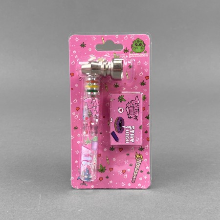 Purpfeife Glas/Metall 'Baked Bunny'