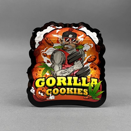 Mylar Zipper Bag - Gorilla Cookies