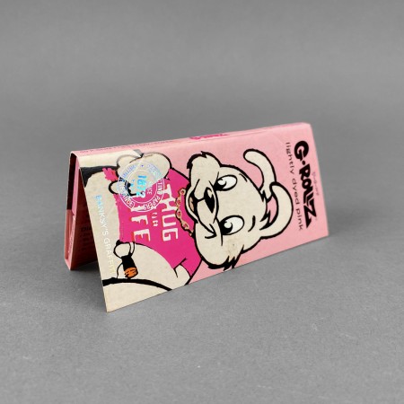 G-Rollz Lightly Dyed Pink Rolling Papers