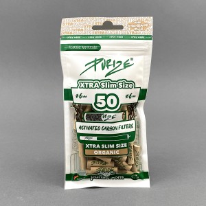 PURIZE® Slim Organic Aktivkohlefilter 50er Pack PURIZE® Slim Organic Aktivkohlefilter 50er Pack
