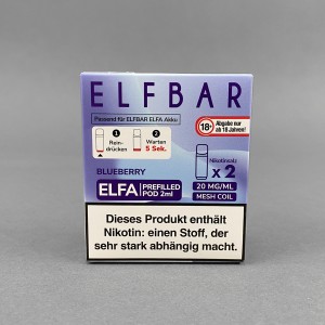 Elfbar ELFA Pods - Blueberry Elfbar ELFA Pods - Blueberry