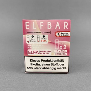 Elfbar ELFA Pods - Strawberry Ice Cream