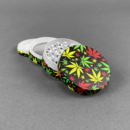 Grinder & Pollinator 'Rasta Leaves'