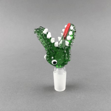 Glaskopf Bong Krokodil 18,8