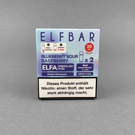 Elfbar ELFA Pods - Blue Sour Raspberry