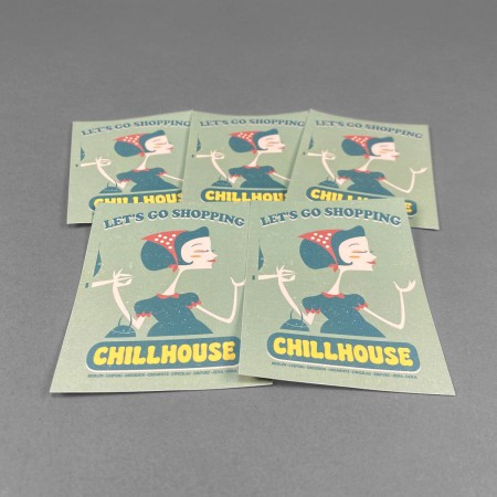 Chillhouse Sticker Set 'Shopping Girl'