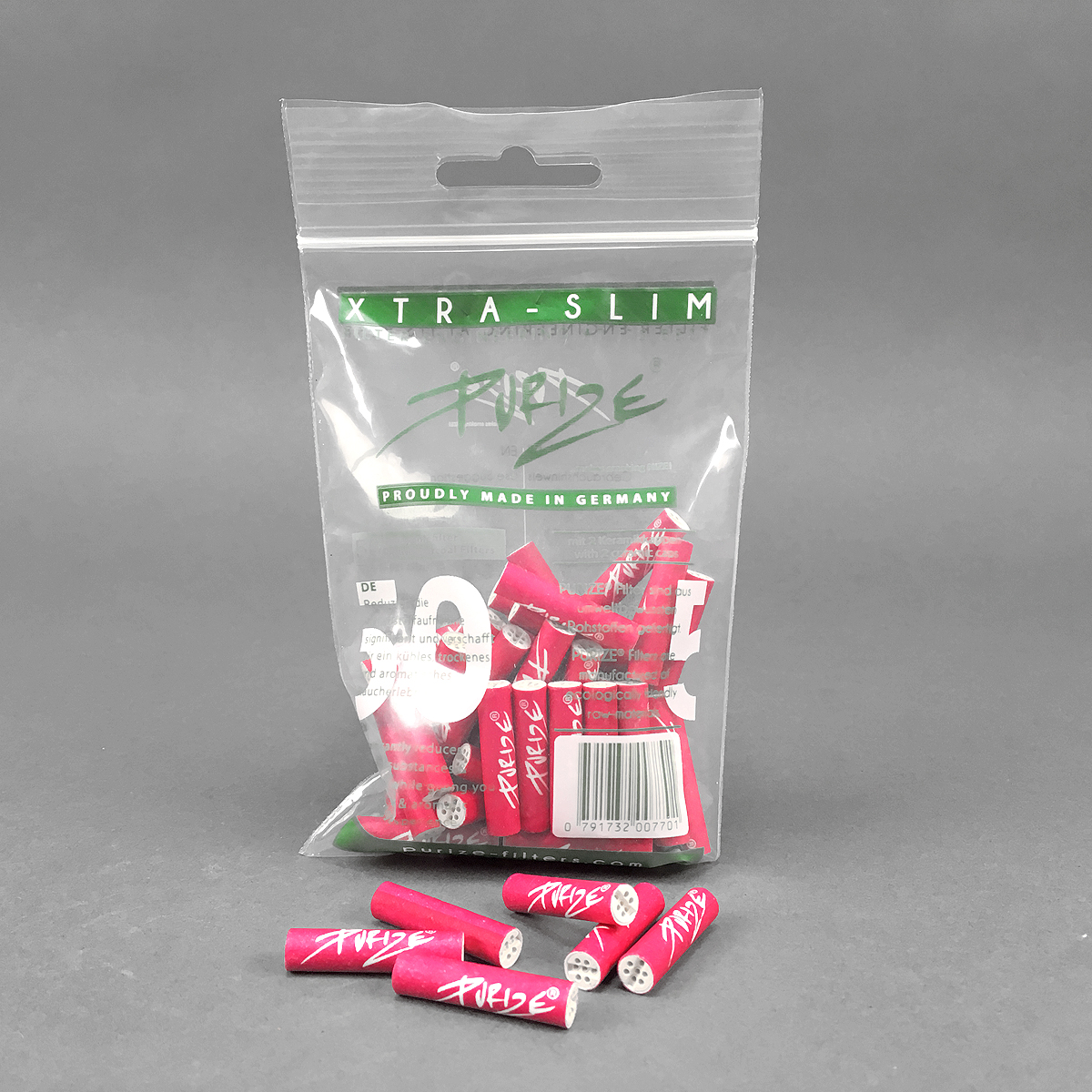 PURIZE® XTRA Pink, Filter 5/6 mm, Aktivkohle & Meerschaum, Headshop