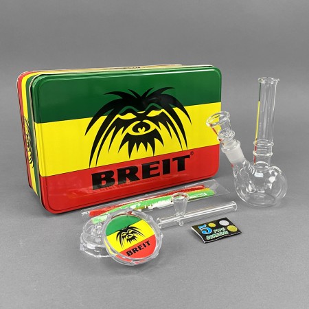 BREIT® Mini Glasbong Set 'Bullet'