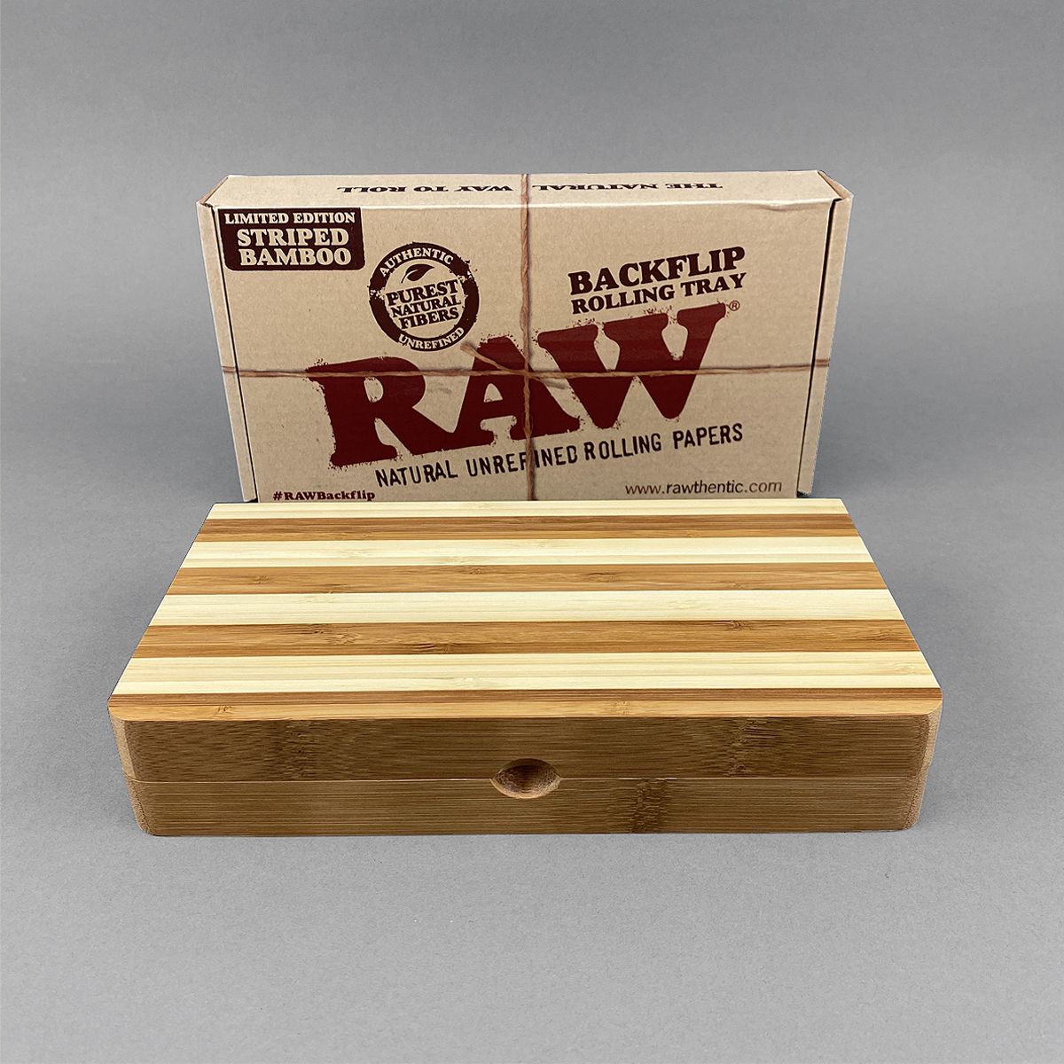 RAW Bamboo Back Flip Rolling Tray Sonstige Mischungsschalen