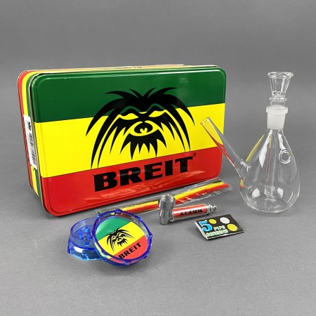 BREIT® Mini Glasbong Set 'Drop'