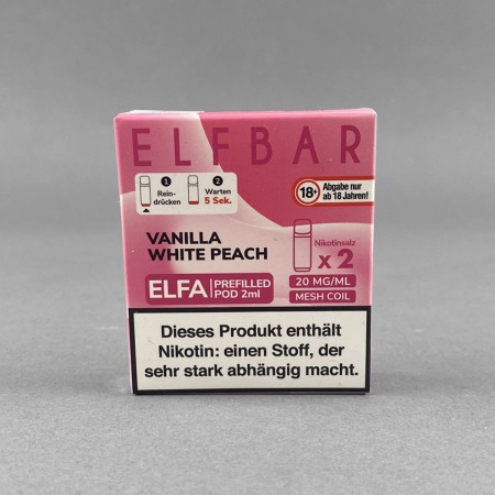 Elfbar ELFA Pods - Vanilla White Peach