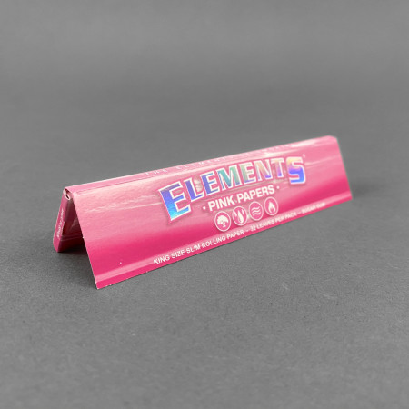 Papers Elements Pink King Size Slim