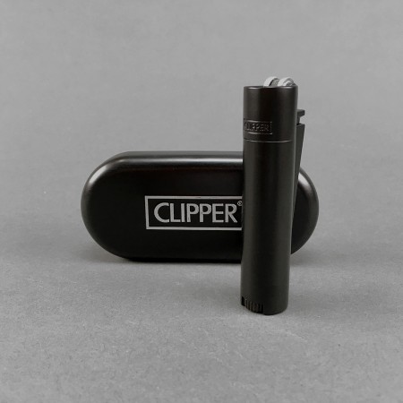 CLIPPER® Feuerzeug Metal All Black