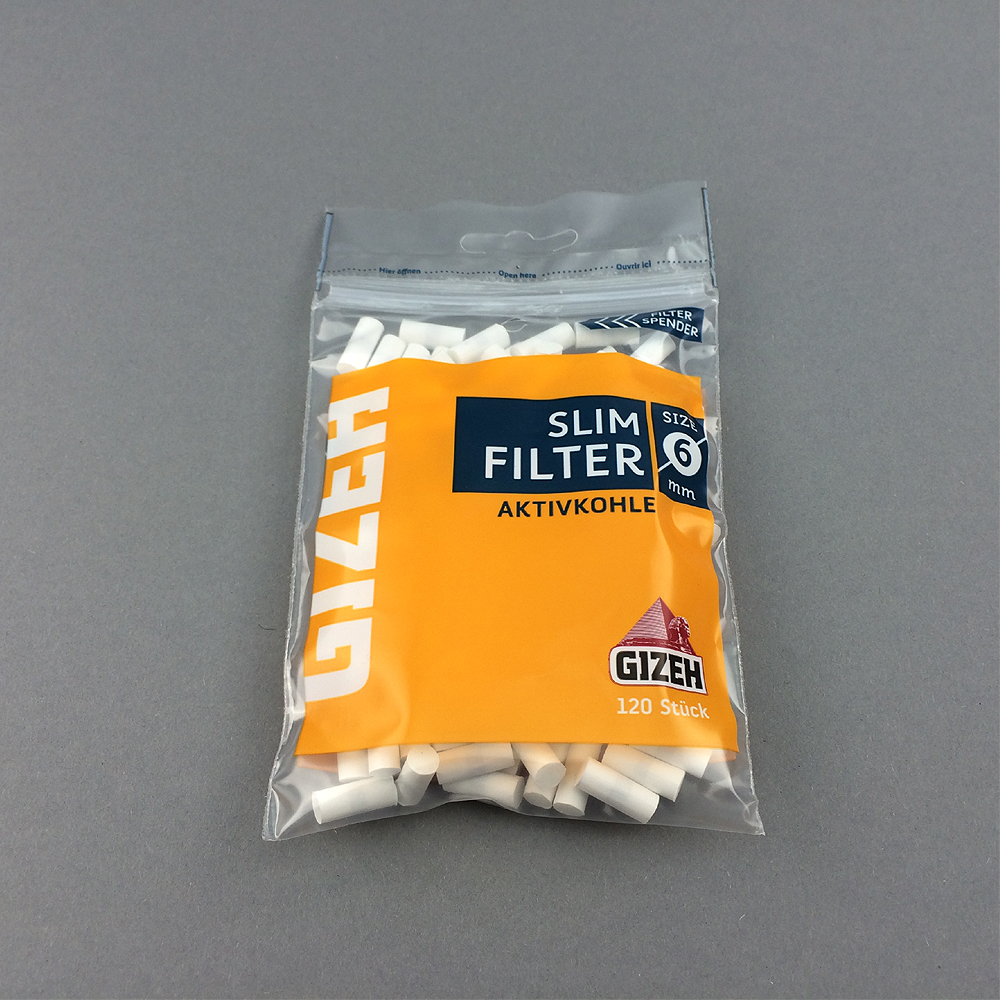 Gizeh Slim Filter mit Aktivkohle jetzt günstig kaufen