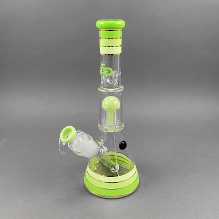 Grace Glass Bong 'Green Stripes'