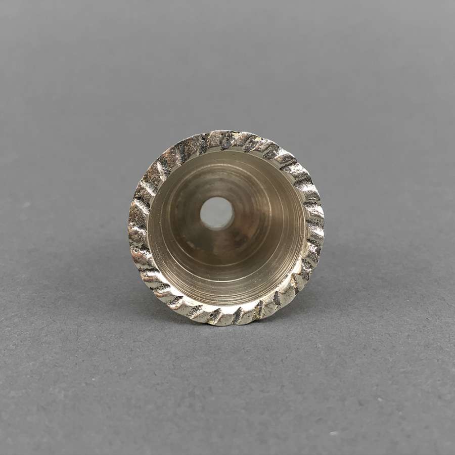 Kopf aus Metall (3) konisch, verziert | Schraubköpfe | Köpfe | Bongs