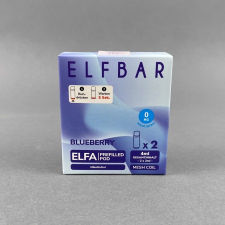 Elfbar ELFA Pods 0mg - Blueberry