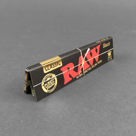 Papers RAW Black King Size Slim
