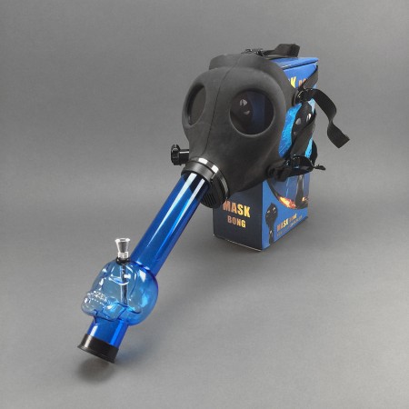 Gasmaskenpfeife mit Acrylbong