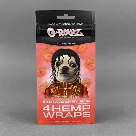 G-Rollz Hemp Wraps Strawberry Pop