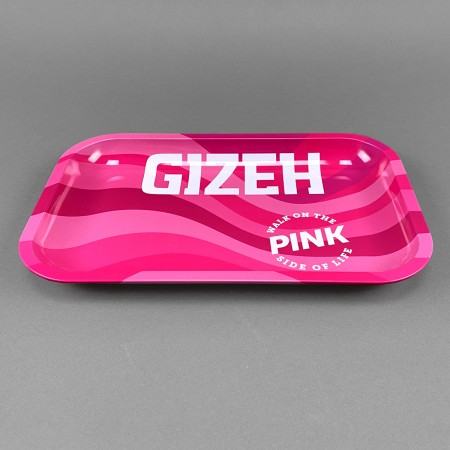 GIZEH Rolling Tray - All Pink