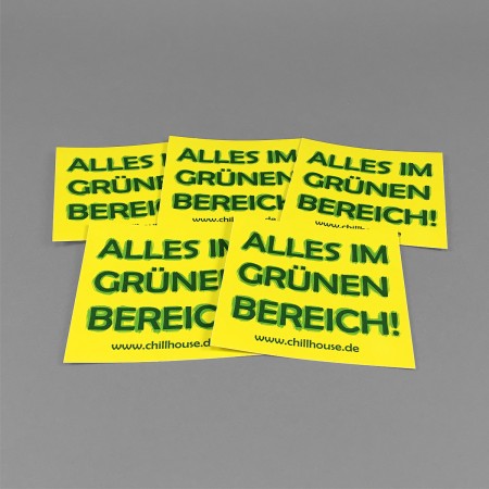 CH Sticker Set 'Grüner Bereich'