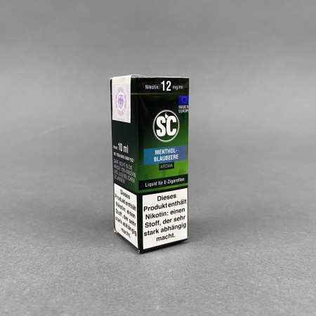 SC Liquid - Menthol-Blaubeere - 12 mg/ml